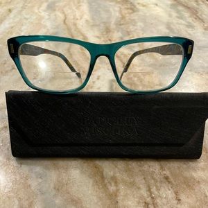 Badgley Mischka glasses frame with matching case